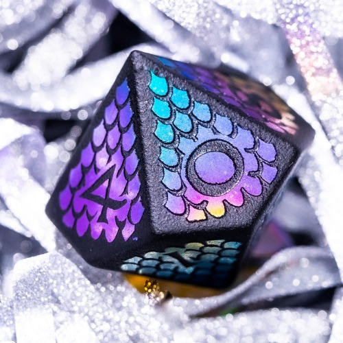 sosuperawesome: Dragon Scale Dice SetURWizards on Etsy