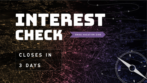 Don’t miss your chance to fill out our interest check! Let us know what you’d like to se