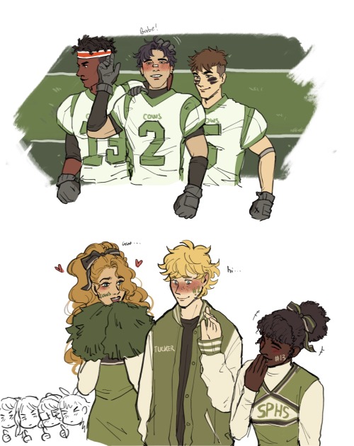 Teen Spaceships &amp; Sunflowers Craig was forced by Clyde to join football in their senior year