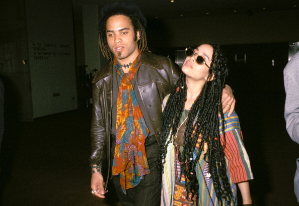 oldloves:Lenny Kravitz &amp; Lisa Bonet, 1987