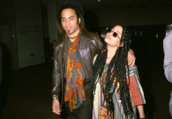 oldloves:Lenny Kravitz & Lisa Bonet,