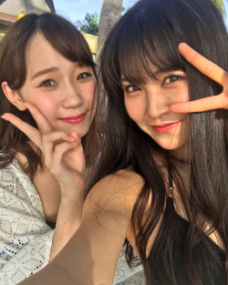 yagura-nao:  Odan Mai x Shiroma Miru - GirlsPedia