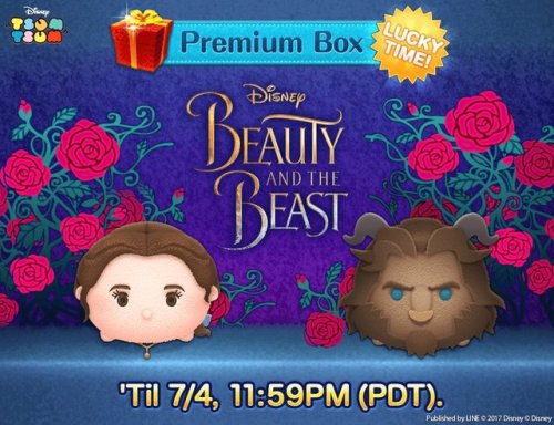 NEW BEAUTY AND THE BEAST TSUMS!! (Movie Version)Sorry for the late post!!  Lucky Time til 7/4!!