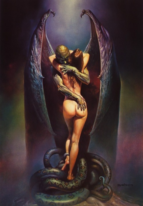 love69web: Boris Vallejo Hands (1981) Demon Lover (1979) Siren Song (1979) Opium Dream (1981) The Bride (1981) Flight (1984) Medusa (1982) Birth (1980) Burning (1979) First Love (1981)  my fav artist