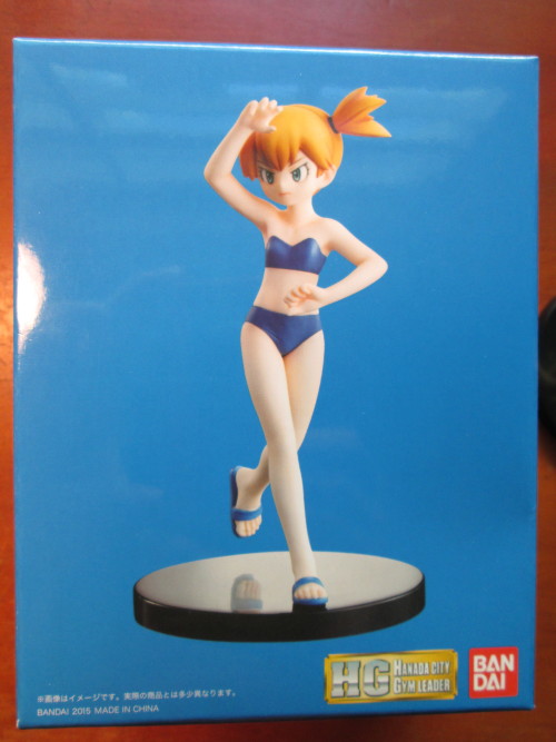 allthingsmisty:  Pokémon HG Misty Figure from Bandai! I love how determined she is here! Her pose is based on the original Pokémon Red & Blue (& Green) sprites where you battle her for the Cascade Badge! She’s very light and delicate, though!