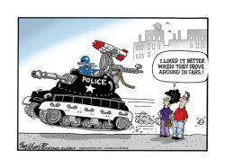 Theweekmagazine:  The Week’s Best Editorial Cartoons Artists Take On The Militarization