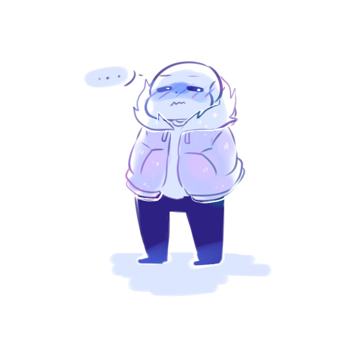 blushing undertale sans ;v;? - shsl lazyass (moved to twitter: @lilia_uwu)