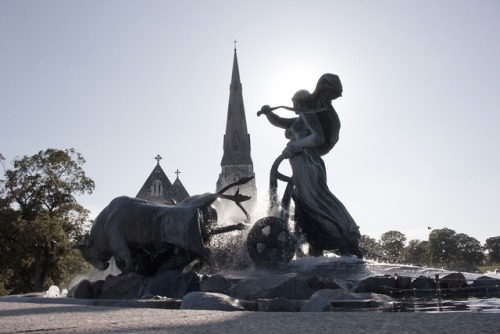 Fountain, Copenhagen, Denmark, July 2019