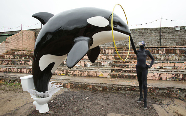 unitedposters:    Welcome to Dismaland, where life isn’t always a fairy tale! 