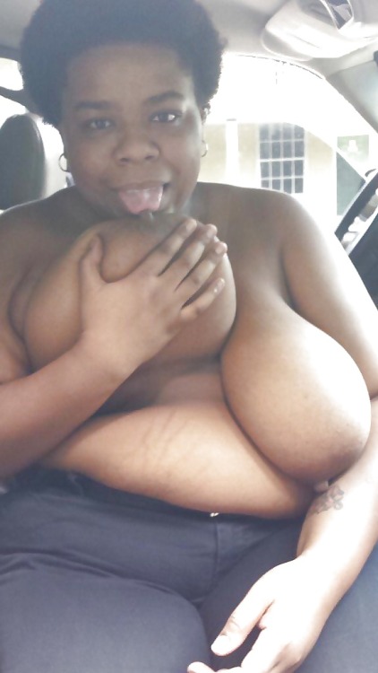 nycbbc718: Top less in the whip….plus titty sucking