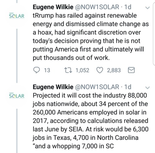 Trump Is Picking Coal Over Solar. Trump Wants To End Anything That Was Championed By Obama. 