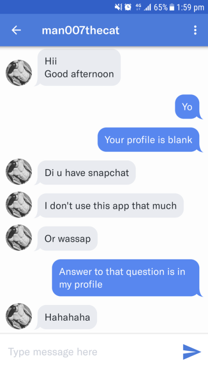 You’re only looking for sex, yet I’m the dirty slut for looking for a relationship? Yeah