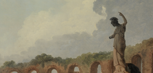 detailsofpaintings:Details of paintings by Hubert Robert18th century