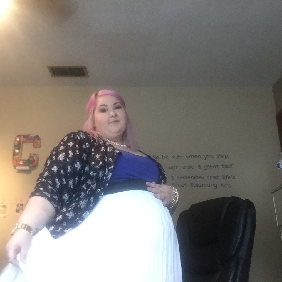 mostbeautifullie:  New Year Eve outfit and my outfit today.  Dress - Modcloth White