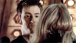 spacebcx:gif request meme: doctor who + favorite romantic relationship → ten x rose (requested by ninthsdoctor; ayejamiefraser)