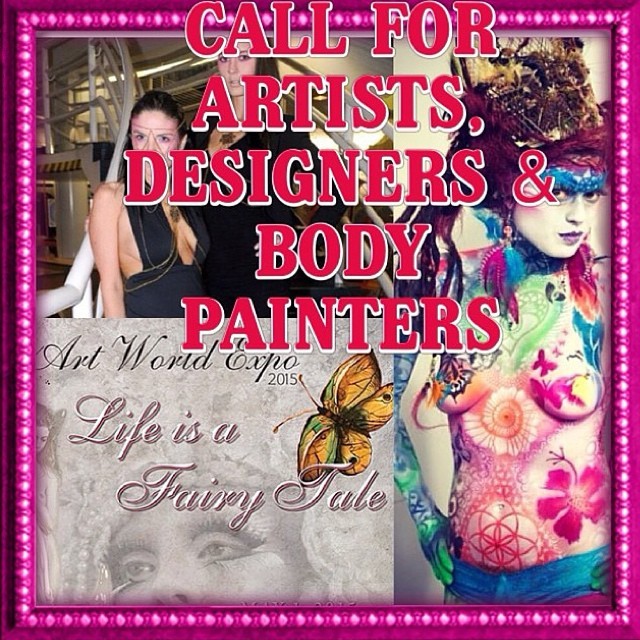 <p>Get your art out into the world by becoming an exhibitor with #ArtWorldExpo NOW IN TORONTO AND VANCOUVER! Future shows and initiatives also include Europe! Register as a body painter, designer for a fashion show or as an exhibitor with your paintings, photography, jewellery, sculpture or more! We are accepting participant registrations for the 2015/2016 showcases. Join the show! #art #vancouver #toronto #bodypaint #yvr #a#painting #jewellery #designer #sculptor #mixedmedia #callforartists</p>