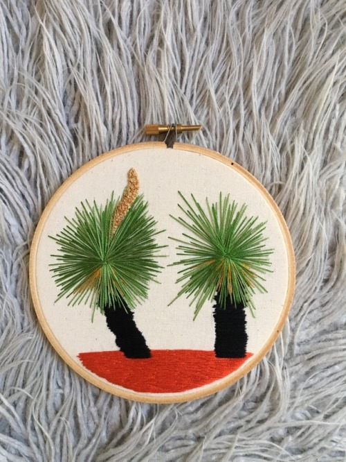 Australian Grass Trees by embroiderybyjessi (on FB, Etsy & Instagram) Head to etsy.com/shop/embr