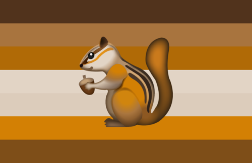 Have some gay pride flag squirrels! In Order: Lesbian/Gay/Bisexual/Transgender