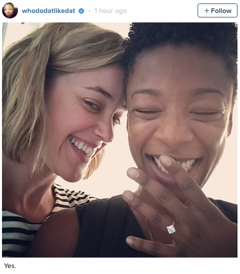 entertainmentweekly:  Orange Is the New Black star Samira Wiley is engaged to series