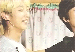greyjoyofpyke:  jinchan acting out a scene where chansik is the male lead and jinyoung