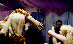 remusjohnslupin:hp meme: ten scenes [6/10] » Bill and Fleur’s Wedding