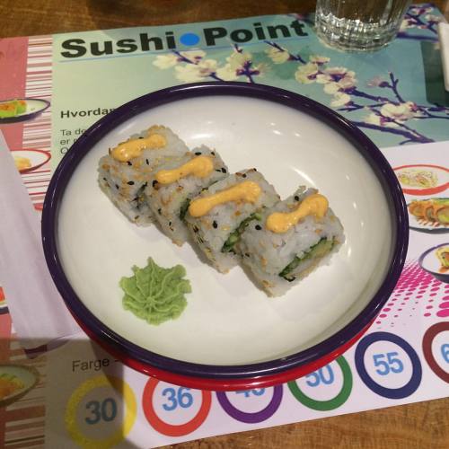 Dagens lunsj nr2. På sushi point #sushi #sushitime #sushilunch #sushipoint #citynord #lunsj #lunch (