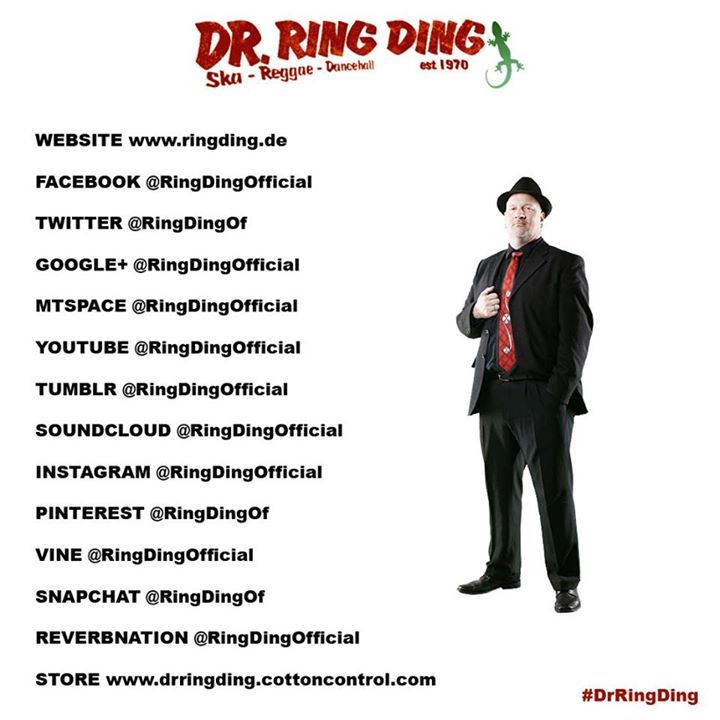 Follow me on my OFFICIAL social networks. #DrRingDing