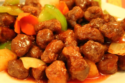 Porn Pics im-horngry:  Vegan Sweet & Sour Chicken