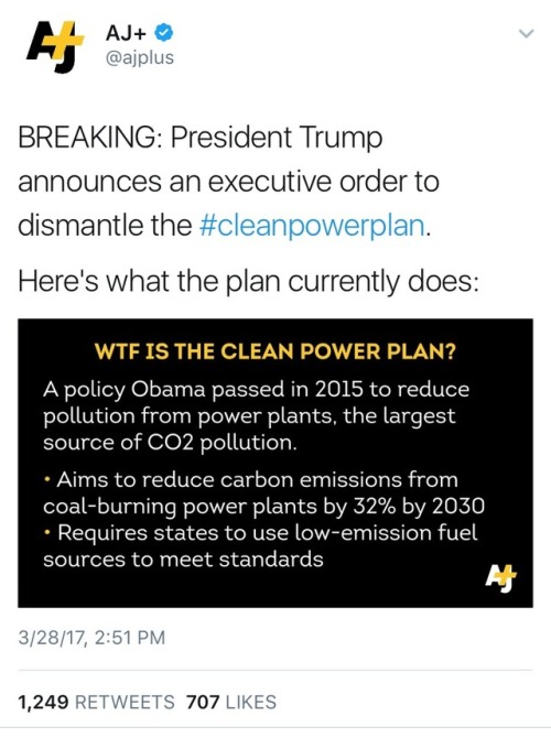 itsalburton:elithesaltiestsquid:weavemama:HE’S MAKING AMERICA POLLUTED AGAIN……. i think this confirm