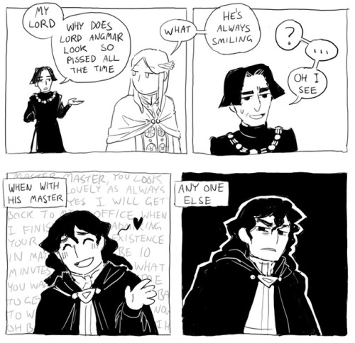 And I like him more when he’s pissed offQ.) Who’s the guy in the first panel and why could he see An