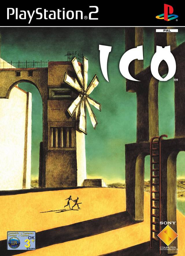 taishou-kun:  Ico’s game cover for the PS2 European version, painted by director