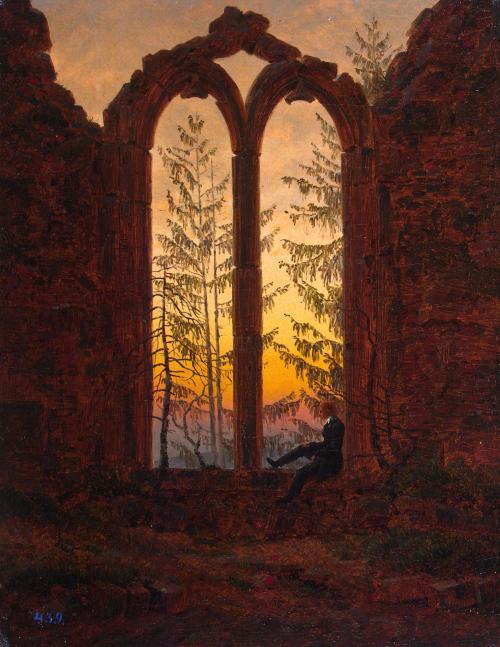 king-without-a-castle:Caspar David Friedrich -The Dreamer.