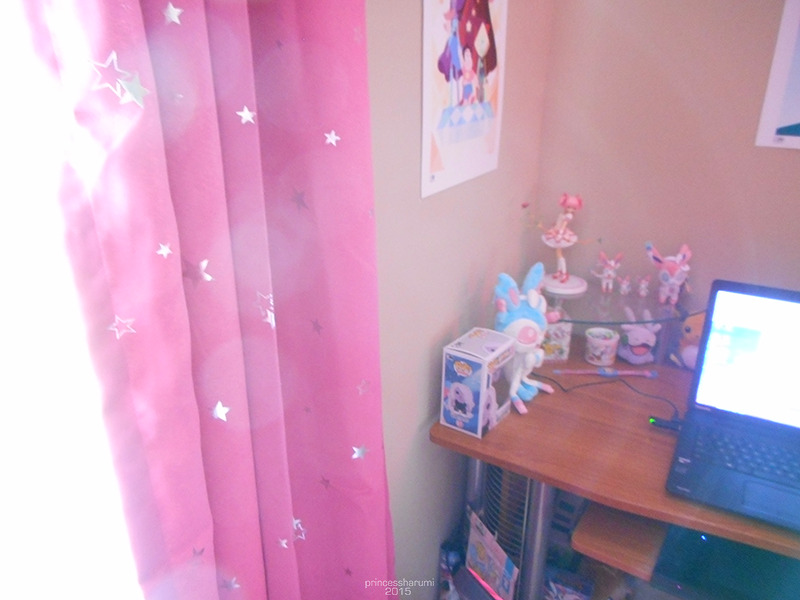 My newly cleaned and decorated room, all spruced up for the holidays ~