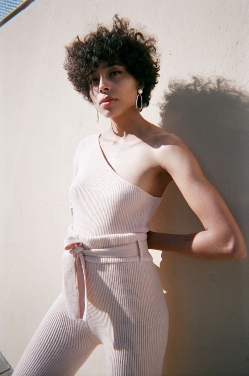 RYAN ROCHE | One Shoulder Bodysuit - Nude via LISASAYSGAH