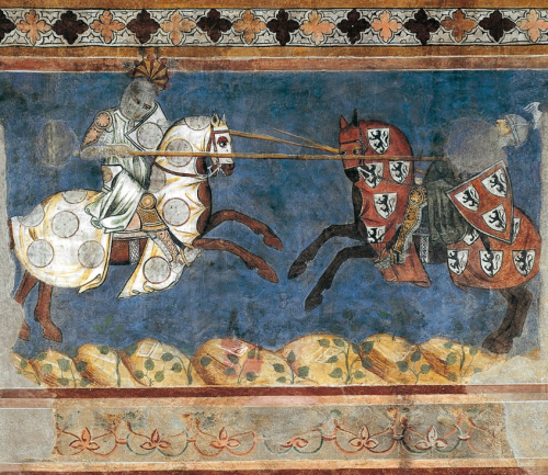 renaissance-art:Azzo di Masetto c. 14th century, Tournament Scenes