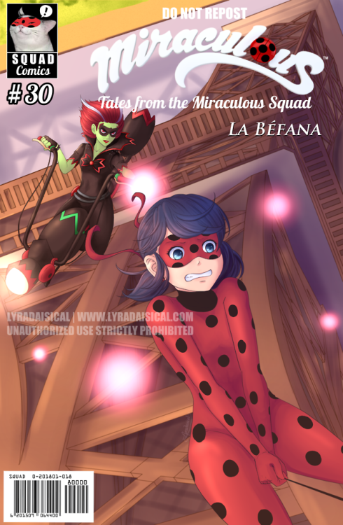 wiggle wiggle eyebrows — lyradaisical: Squad Miraculous: Comic Cover