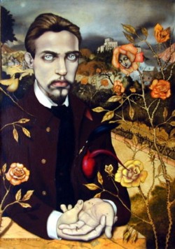  Portrait of Rainer Maria Rilke’, alas artist unknown  