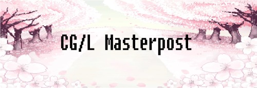 daddyskinkyelf:   so i was laying in bed this morning and was thinking that i wish when i started out in CGL that there was a masterpost and then i thought why not make one yourself lazy so that’s what i did! think of it as CGL 101 because it doesn’t