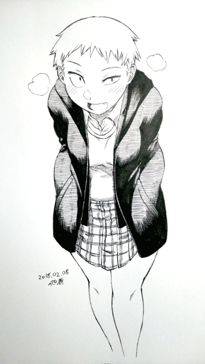 tenkaboutholes:  tuku-dani:らくがき :3