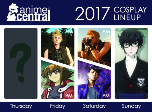 here’s my acen cosplay lineup! hope to see some followers and mutuals there!Thursday is a secret Pro