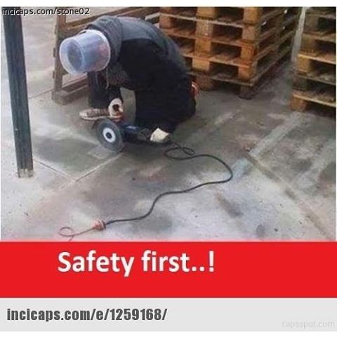 Safety first..!