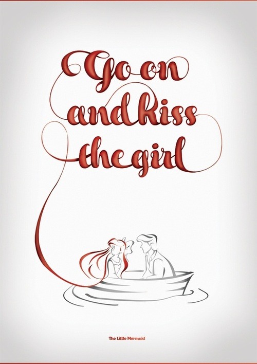 Disney Typography Seriesby Vanessa Fahy