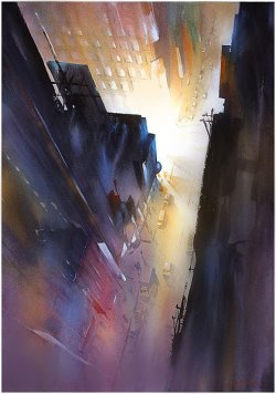 asylum-art:Beautiful Watercolor Paintings of Architecture by Thomas W SchallerBeautiful watercolor paintings by Thomas W Schaller. After 20-year career in New York City as an architect and architectural artist, Tom Schaller is now based in Los Angeles,