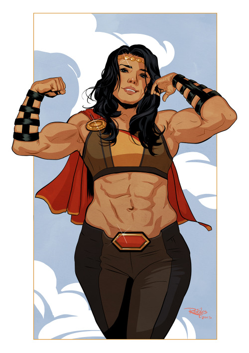 nickroblesart:Big Barda Pinup (2015)An original take on the character from an impromptu request. Not