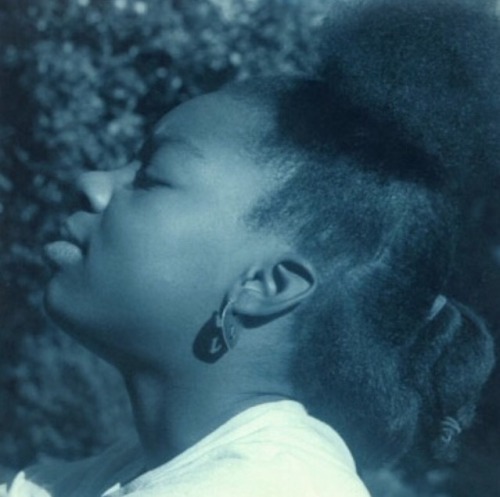 gumaasaat: Moody Blue Girl from Colored People 1989-90, Carrie Mae Weems + Blue Mythologies: Reflect