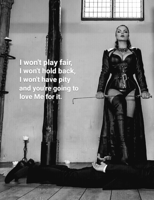 alycemanfredini: ‘Cause I’m your Domme! * Love me for it