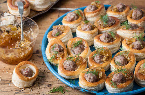 Colin McGurran’s sausage and marmalade vol-au-vents