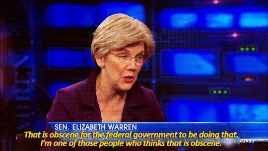Porn photo sandandglass:  Senator Elizabeth Warren,