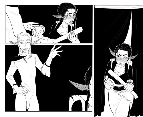 I worked on “Alfie” all day. A break from commissions every now and then sure is nice.  You can not comprehend how happy I am to be drawing bg’s other than that fucking tent. I am gonna put a lot more thought into backgrounds in chapter