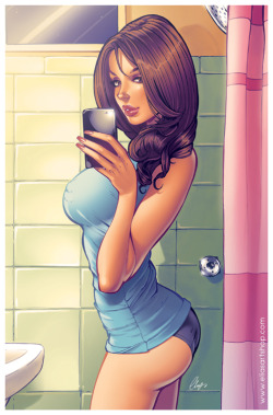 bestdigitalart:  &ldquo;Sexting&rdquo; by Elias Chatzoudis